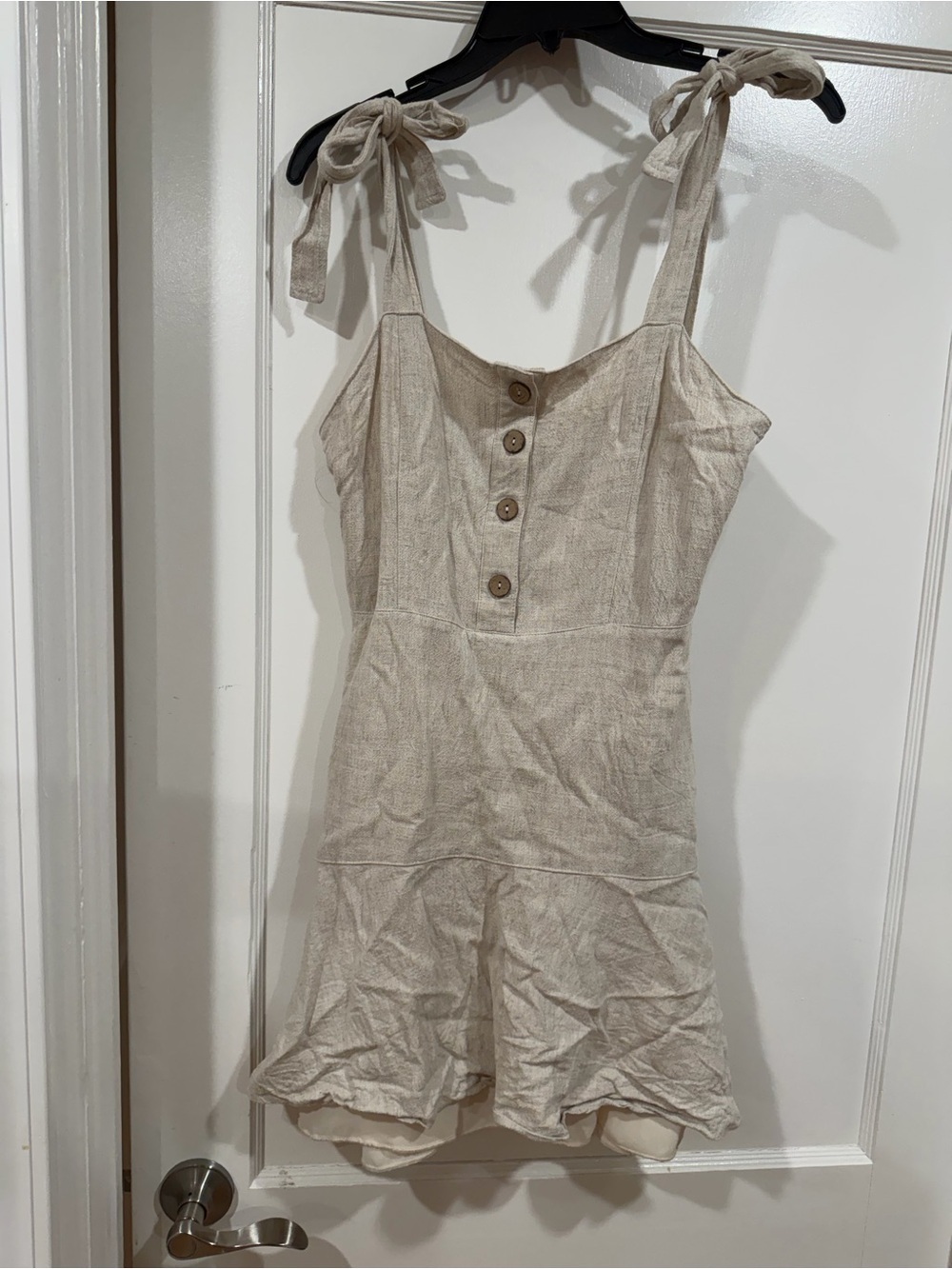 Gianni Bini Cream Zip-Back dress​
